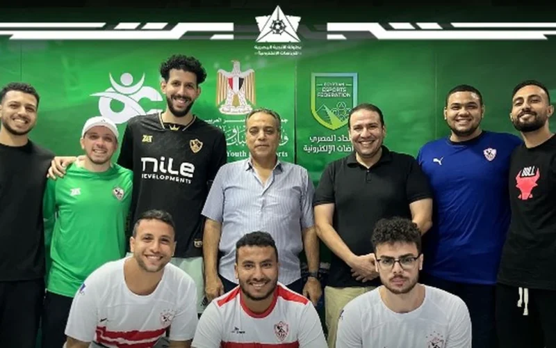 صافرة الختام تصفيات بطولة كرة القدم الإلكترونية في الزمالك